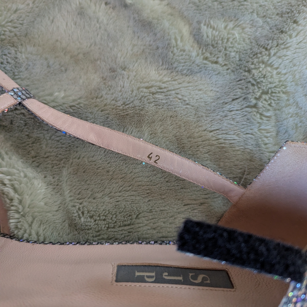 SJP Glitter Sneaker Carrie Flats - Picture 6 of 8